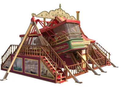 Carters Steam Fair 3D model