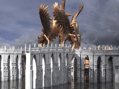 Arthurian bridges 4  3D model