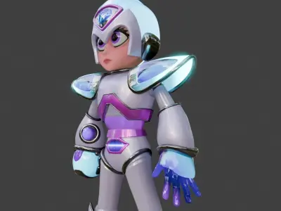 Megan - Not Rigged 3D model