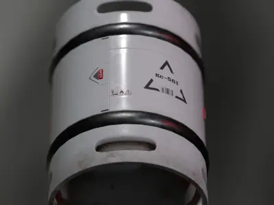 Simple Sci-fi Barrel Low-poly 3D model