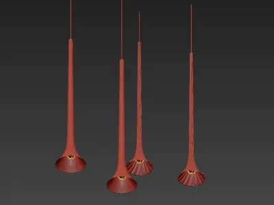 SISSI lamp with shade 3D model