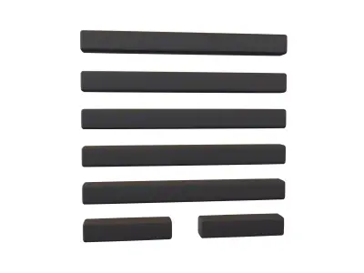 I Ching Hexagrams 44 gou v1 001 Low-poly 3D model