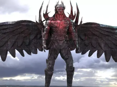 Batman Evil Helmet version 6 T 3D model