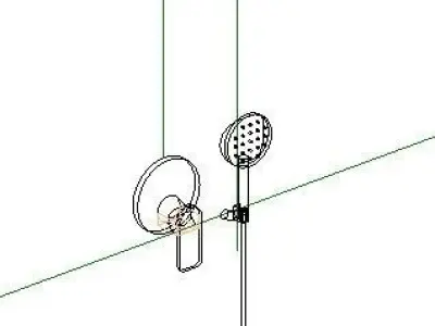 Complete Shower Kit 3D model