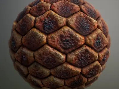 Material Skin Alien 28 Seamless PBR Texture Texture