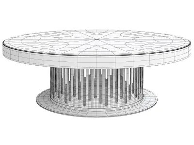 CHARISMA cofe table Low-poly 3D model