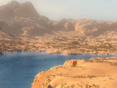 Desert Ancient City 3D model