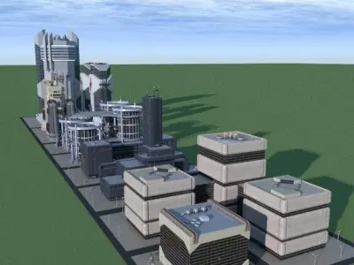 SpiderWare City Blocks 1-5 3D model