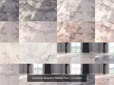 Complete Bizantino Marble Floor Texture