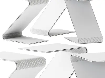 Kvara side table Oscar Coakley  3D model