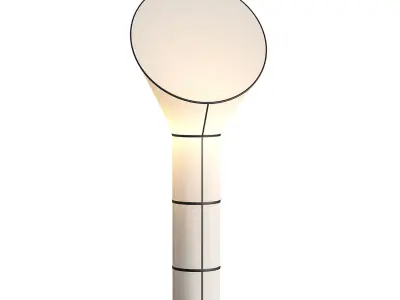 Cylinder Horn Floor Lamp 3D model