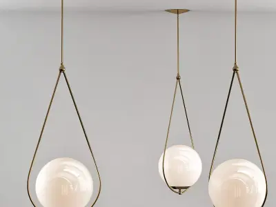 CORDA PENDANT LAMP 3D model purchase