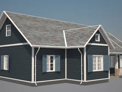 Traditional House 10 Low-poly 3D model