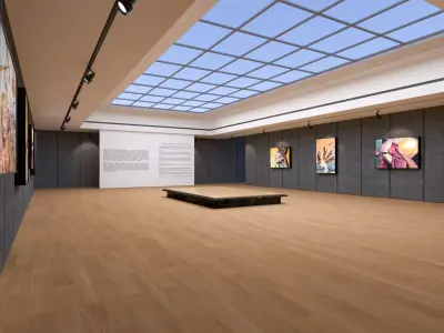 Art Gallery Exhibition 2 3D model