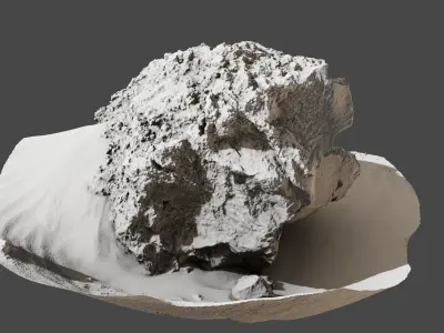 Rock05 rock in sand 3D model