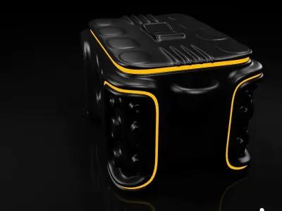 Sci Fi Box 3D model