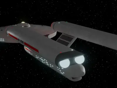 Arizona Class Battleship 3D model