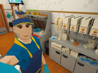 Burger Shop Environment 3D model