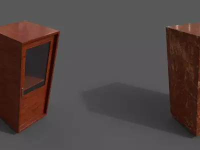 Pack 2 Modern Furniture 3D Model Low-poly 3D model 7