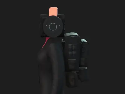 Speaker woman from skibidi toilet 3D model