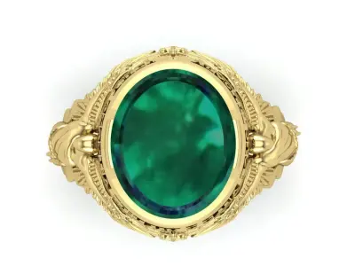 ring angel 3D print model