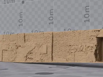 BRICK wall model - high quality 3D model