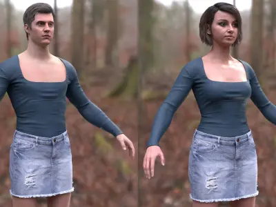  Man and Woman in Summer 4 