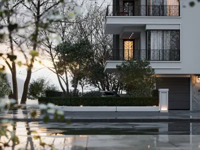 with modern design Apartment project 3D model