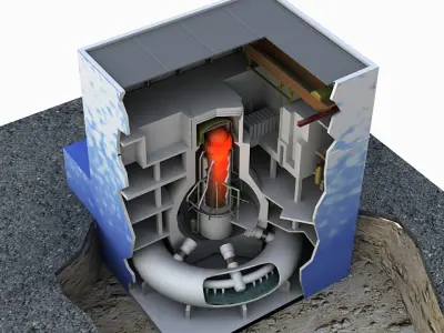 Fukushima Nuclear reactor 3D model