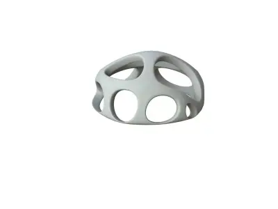 SciFi Cube Object No 47889 Low Poly Shape Low-poly 3D model