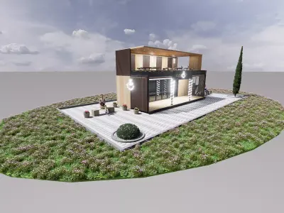 Coffee Shop 3D model