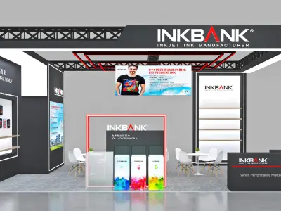 Booth Exhibition Stand Stall 9x6m Height 440cm 3 Open 3D model 3D model purchase