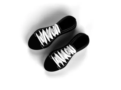 Shoes sneakers 3D model