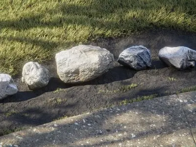 Landscape Elements - Rocks 3D model