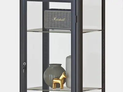 FABRIKOR Glass Door Cabinet 3D model
