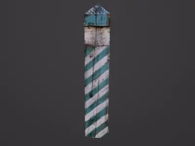 Pillar  Low-poly 3D model