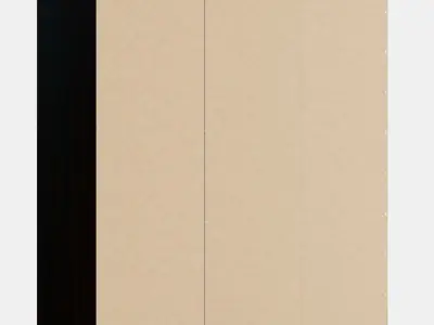 RAKKESTAD Wardrobe with 3 doors Low-poly 3D model