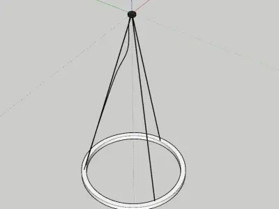 Light suspension 3D model