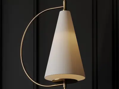 GESTURE PENDANT by Kelly Wearstler 3D model