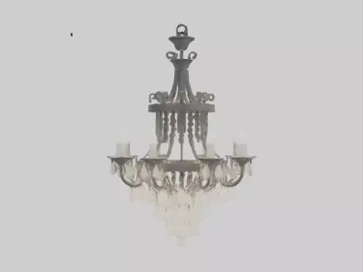 Light fixture model Low-poly 3D model