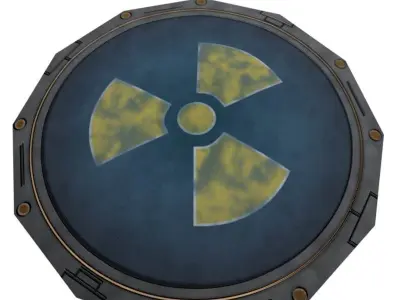 Teleporter Pad Low-poly 3D model