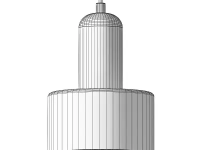 Hole Stone Wabi Sabi Pendant 3D model