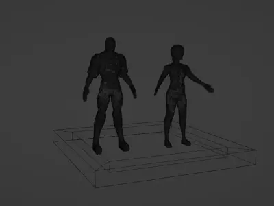 Agent Characters 3D model