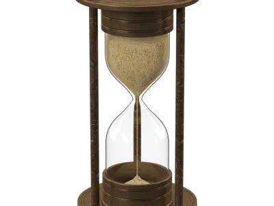 Wolken Hourglass 3D model