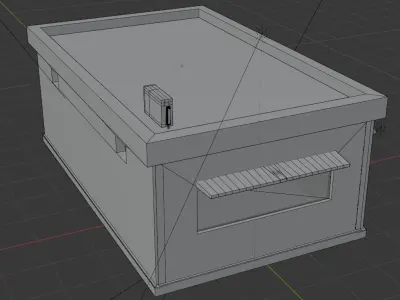Simple Shop Model 3D model