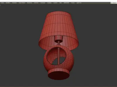 ALIA lamp Low-poly 3D model