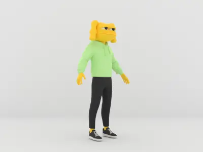 Andy 3D Character 3D model