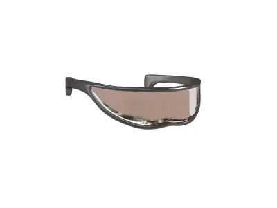 Future Technology Glasses v3 002 Low-poly 3D model