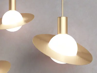 SATURNE pendant light by CVL 3D model