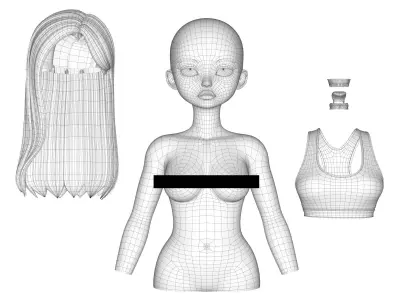 Lucy - Personal work 3D date 3D model